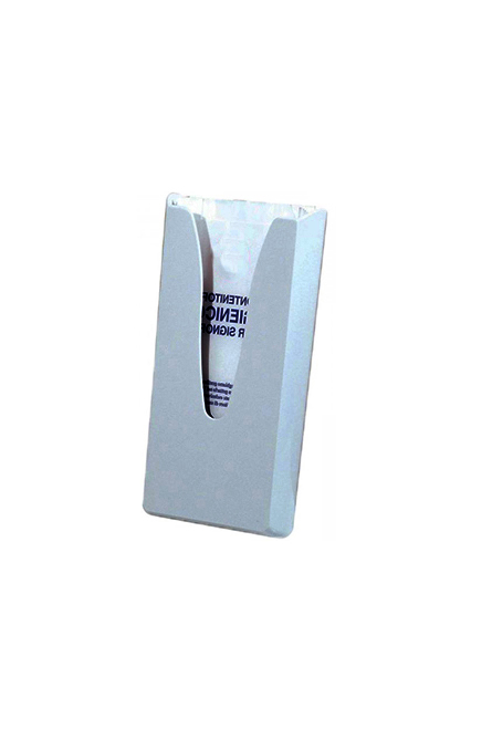 Hygienebeutelspender Wandhalter Satin aus Kunststoff für Hygienebeutel Papiertüten