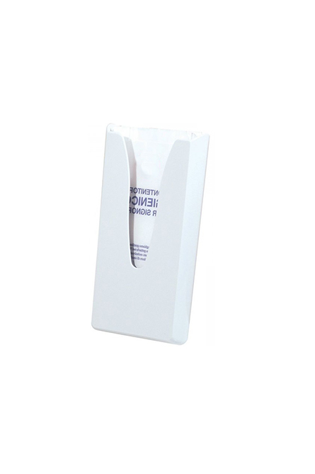 Hygienebeutelspender Wandhalter Weiß aus Kunststoff für Hygienebeutel Papiertüten