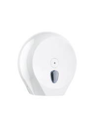 WC-Papier-Großrollen-Spender für Jumbo Toilettenpapier Rollen aus Kunststoff Weiß